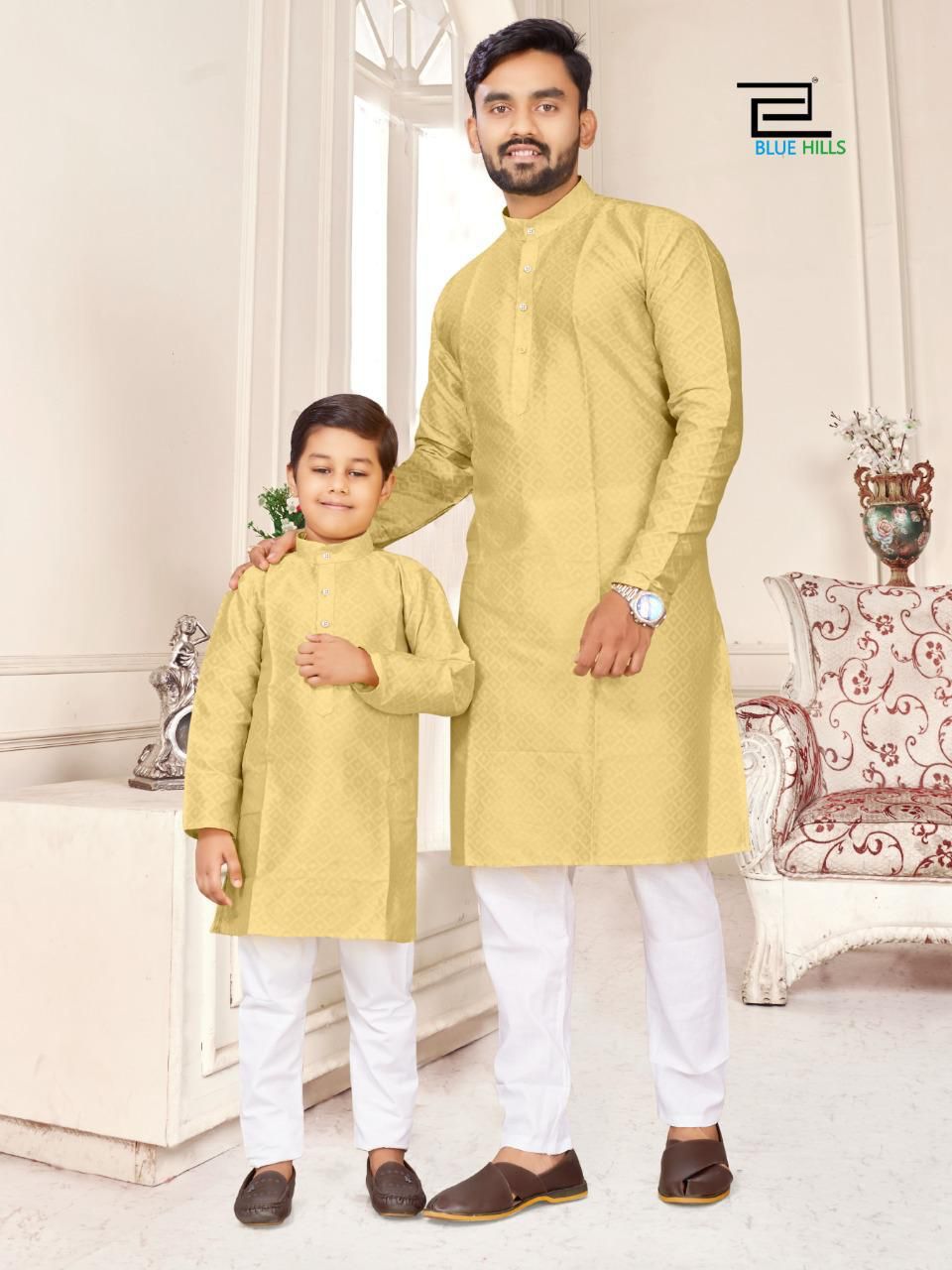 Blue Hills Kurta 3 Mens And Kids Kurta Pajama Catalog
